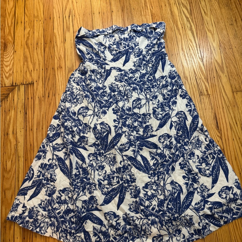 Abercrombie Strapless Linen Dress